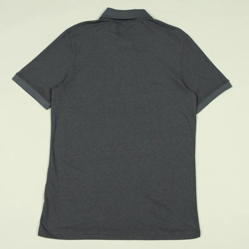 Lyle and Scott Marl Polo Shirt - Dark Navy Marl-2